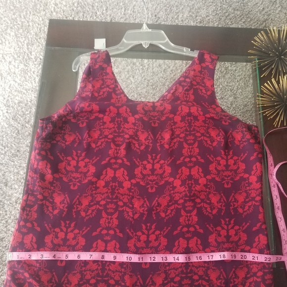 CAbi Sleeveless Tank Top Red Purple Women's Large - Picture 7 of 12